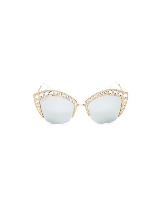 Gucci crystal cat eye glasses sale