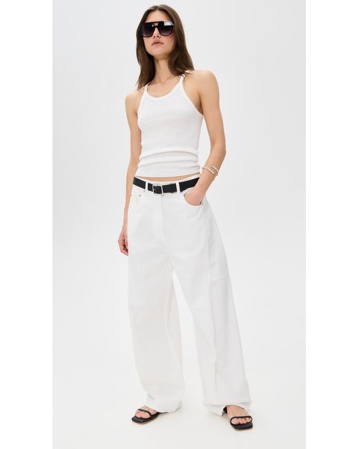 ÉTERNE White Rib Tank