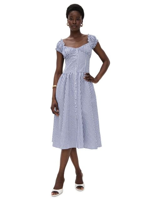 Amanda Uprichard Women's Blue Linella Dress - www.jkreigsman.com