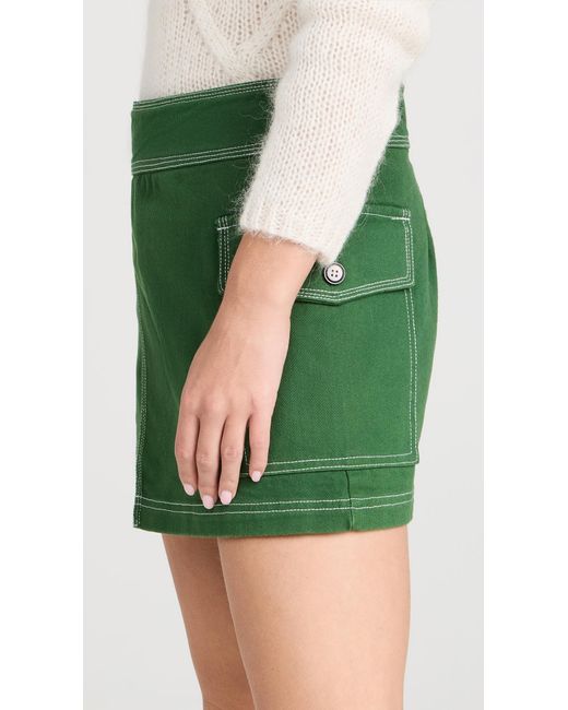 Blank NYC Green Skirt