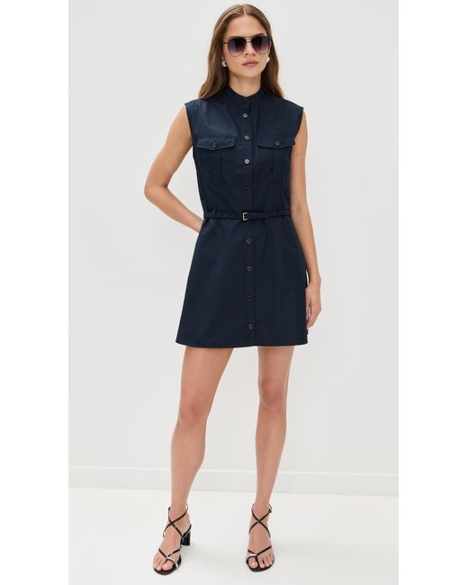 FRAME Blue The Safari Dress