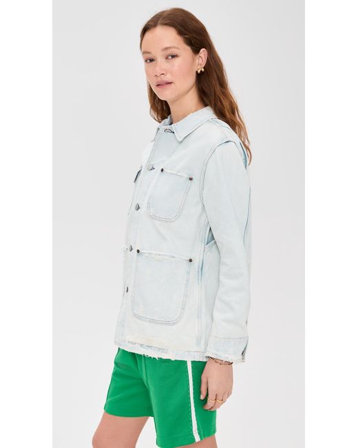 Polo Ralph Lauren White Denim Field Jacket