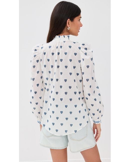 Alix Of Bohemia White Annabel Heart Shirt