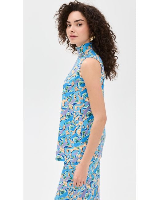 De Loreta Blue Jubileo Top