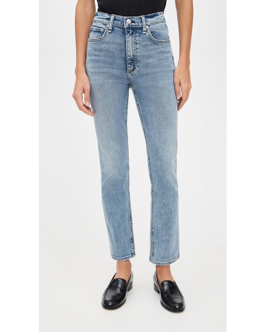 Rag & Bone Blue Flexi Wren Ankle Slim Jeans