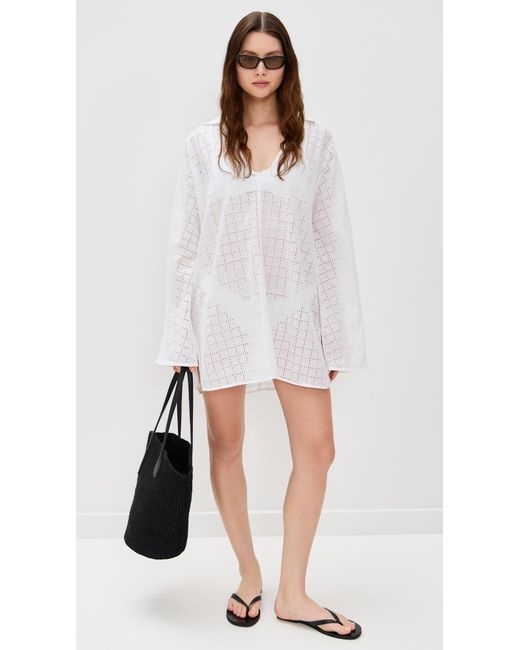 Solid & Striped White The Alba Tunic