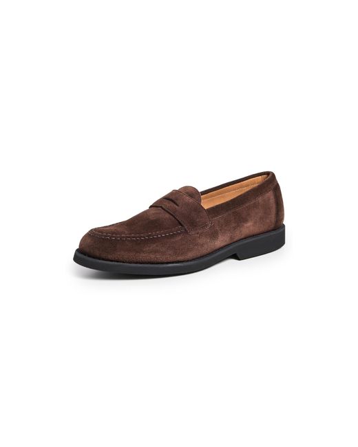 Sebago Brown Ryan Suede Polaris Loafers for men