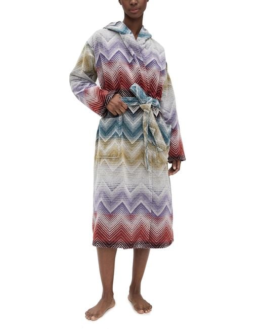Missoni Multicolor Marea Hooded Bathrobe