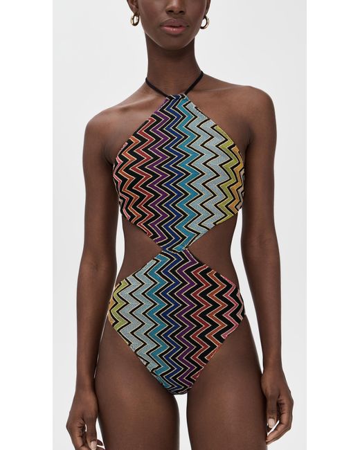 Missoni One Piece in Black | Lyst