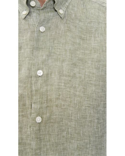 Boss Multicolor C-Liam Linen Button Down for men