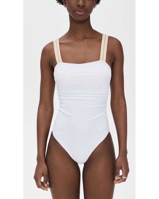Ramy Brook White Myra One Piece