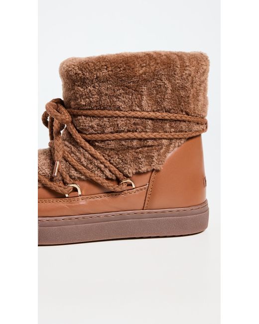 Inuikii Brown Curly Sneakers