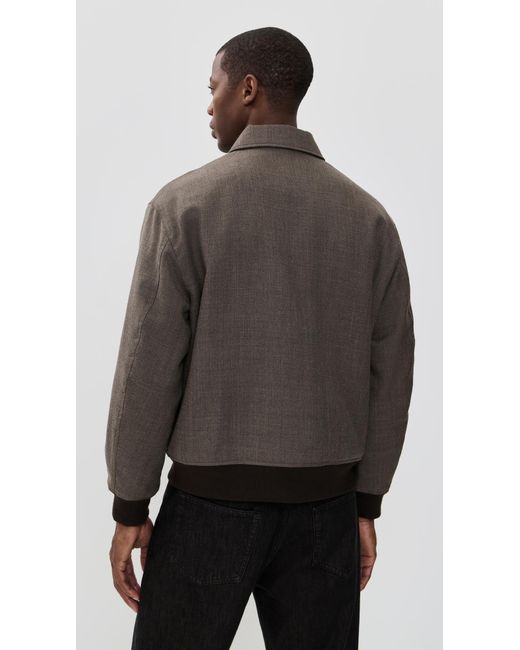 Theory Black Modern Aviator Jacket for men