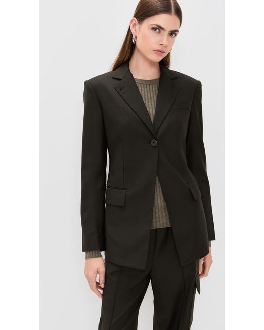 Helmut Lang Black Cut Away Blazer