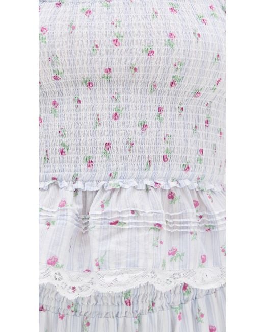 LoveShackFancy White Marzenia Top
