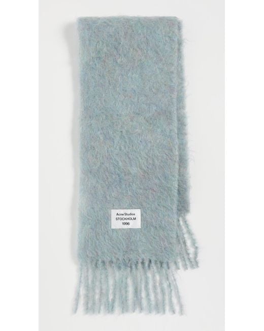 Acne Gray Voxy Rws Scarf