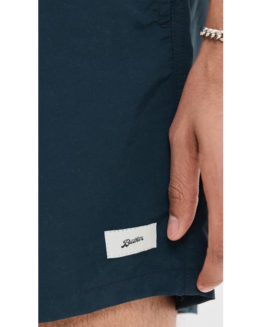 Bather Blue Solid Swim Trunks 5 for men