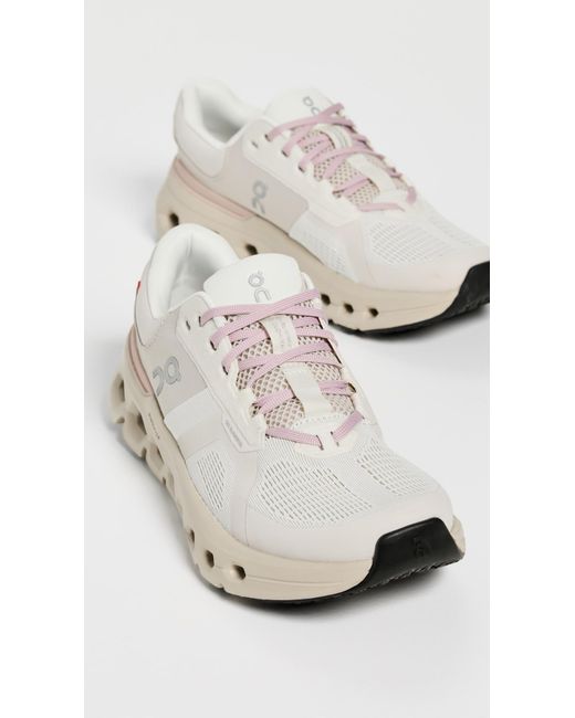 On Shoes White Cloudrunner 2 Sneakers