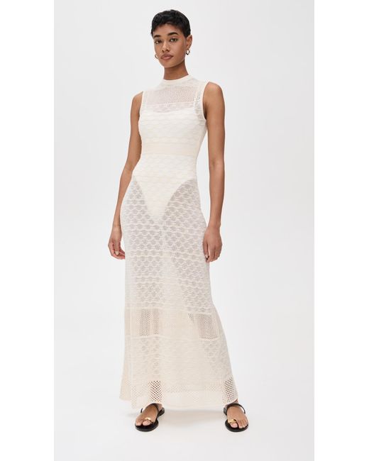 Escvdo Natural Frontera Maxi Dress
