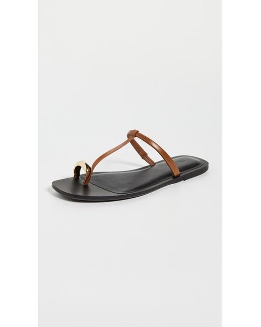 Madewell Women's Black The Dessa Toe Ring Sandal