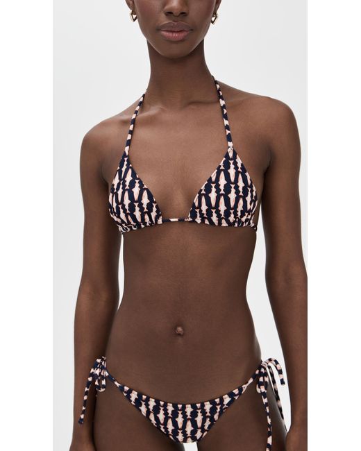 LaDoubleJ Black Triangle Bikini Top