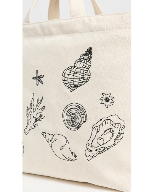 Baggu Natural Horizontal Zip Duck Bag