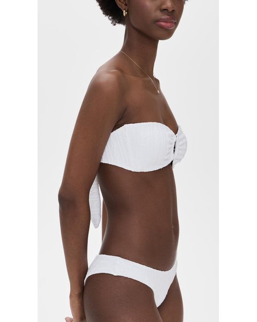 LSPACE Brown Jasper Bikini Top