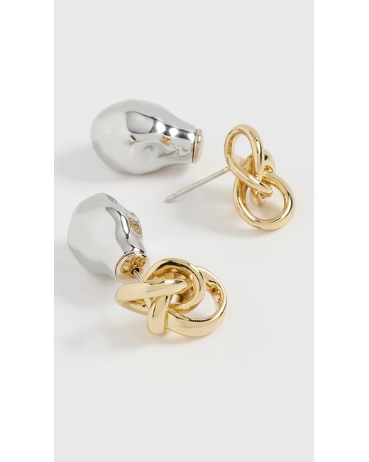 DEMARSON White Taylor Earrings