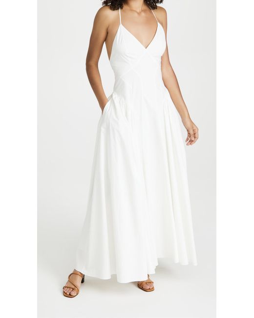 FRAME White Malibu Maxi Dress