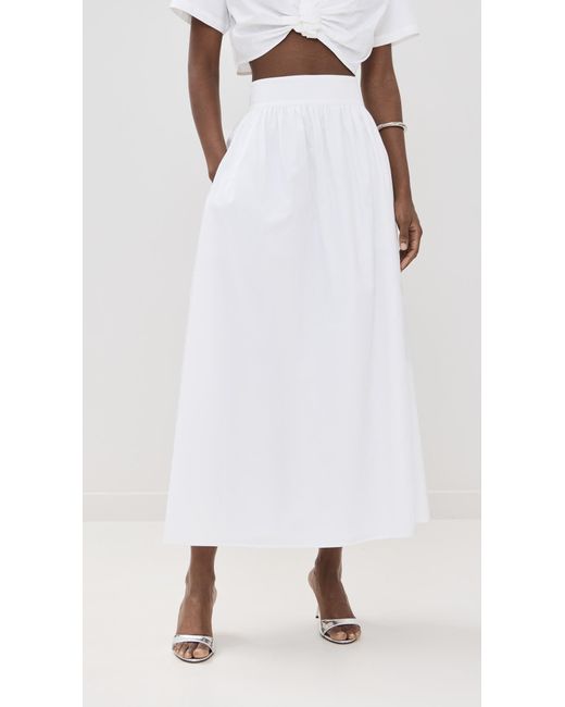 De Loreta White Ariadna Skirt