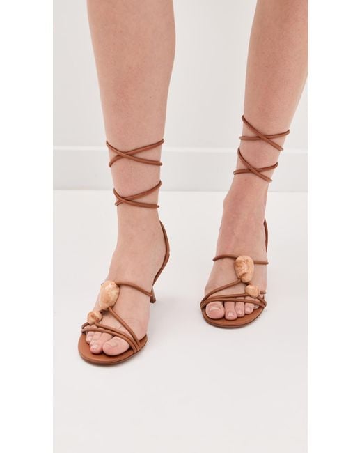 Zimmermann Black Gleam Sandals 65