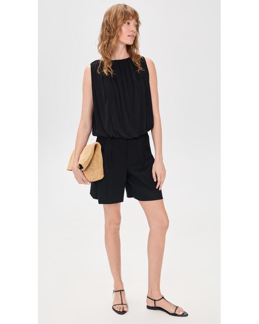 Vince Black Bubble Top
