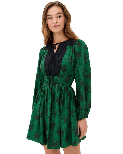 Sea Green Joan Print Tunic Dress
