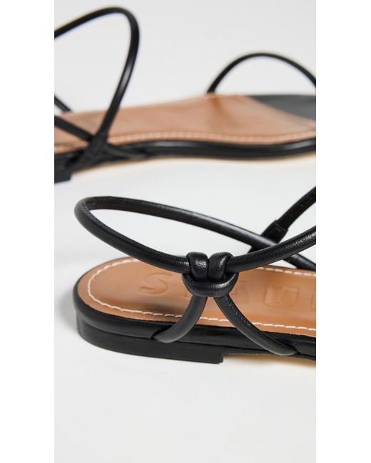 Staud Black Laurel Sandals