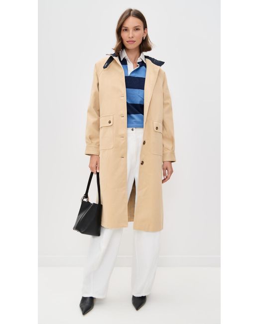 Line & Dot White Oakley Coat