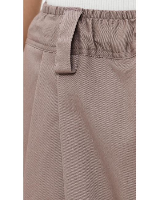 MERYLL ROGGE Brown Drawstring Chino Pants