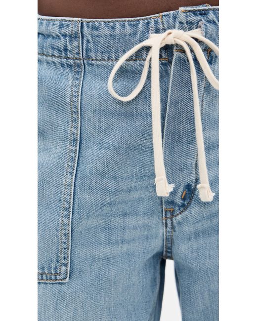 Re/done Blue Beach Pants