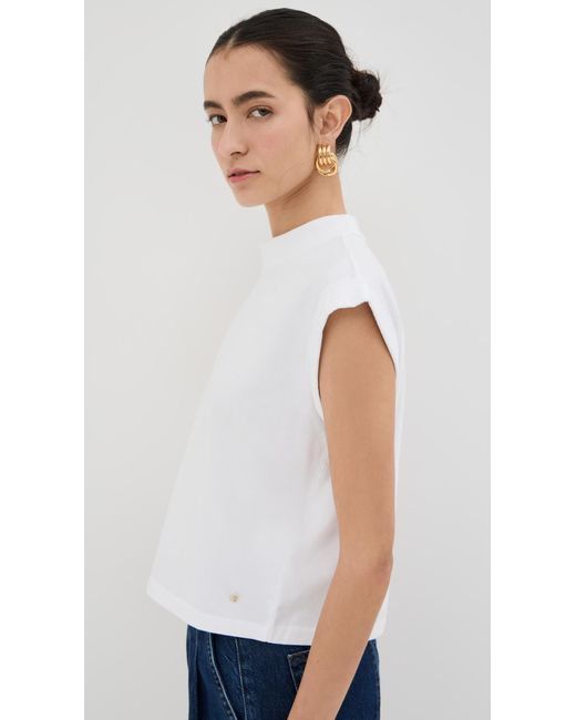 Anine Bing White Caspen Tee