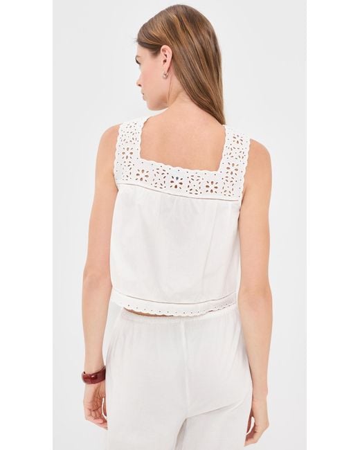Rails White Noemi Top