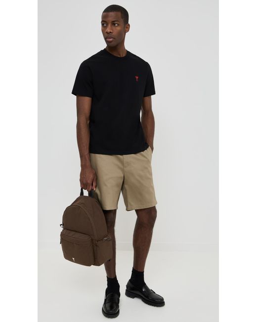 AMI Brown Ripstop Backpack for men