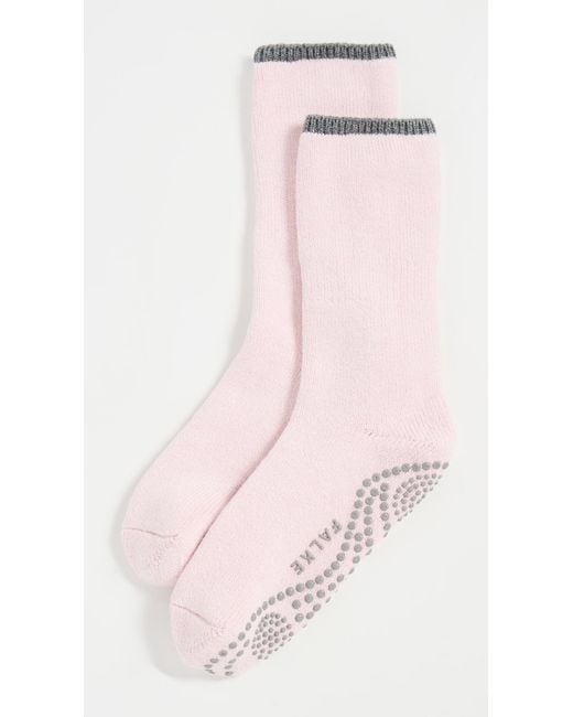 Falke Pink Cuddle Pads Socks