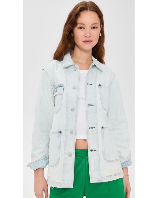 Polo Ralph Lauren White Denim Field Jacket