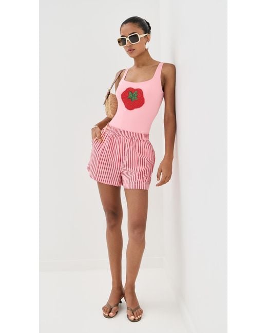 Staud Pink Lea One Piece