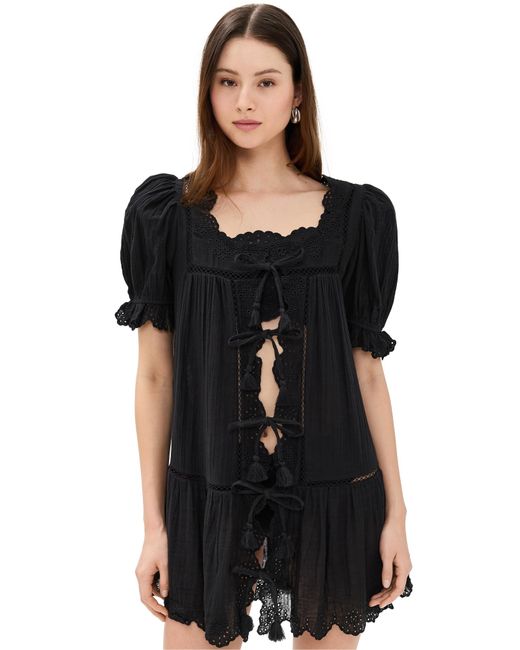 Sea Black Mae Short Sleeve Coverup Dress