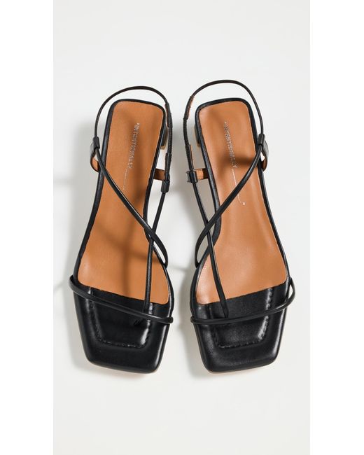 INTENTIONALLY ______ Black Anca Sandal Heels