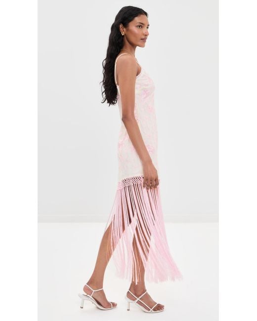 LoveShackFancy Pink Evalette Dress