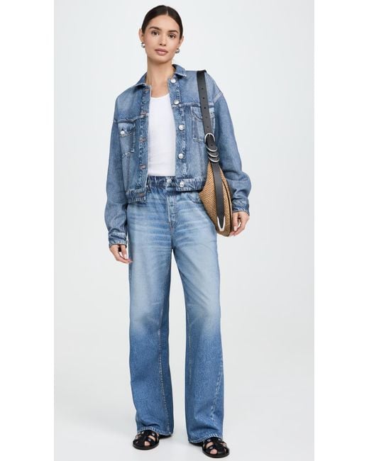 Rag & Bone Blue Miramar Trucker Jacket