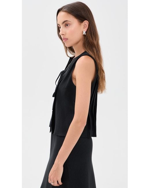 Rails Black Aja Top