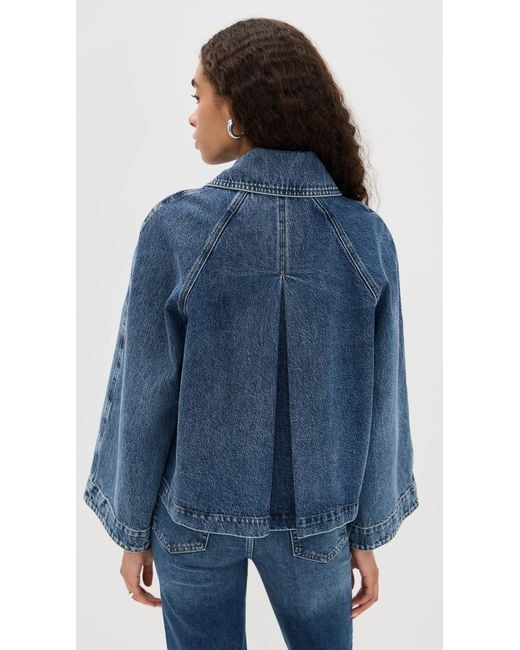 FRAME Blue The Swing Jacket