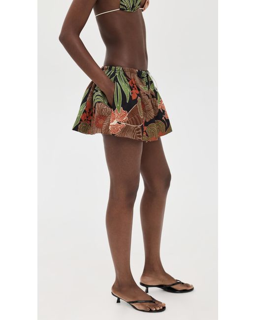 Fe Noel Black Bubble Mini Skirt